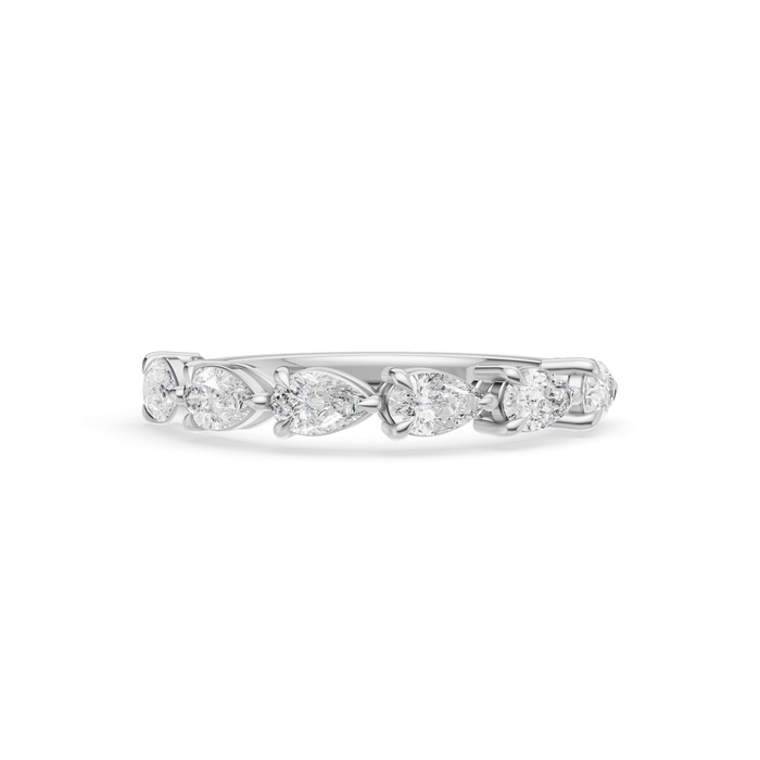 Pavé Band — White Gold