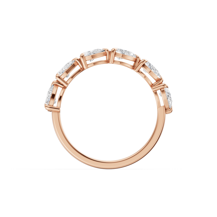 Milgrain Band — Rose Gold