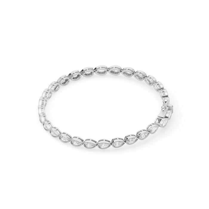 Riviere Bracelet — White Gold