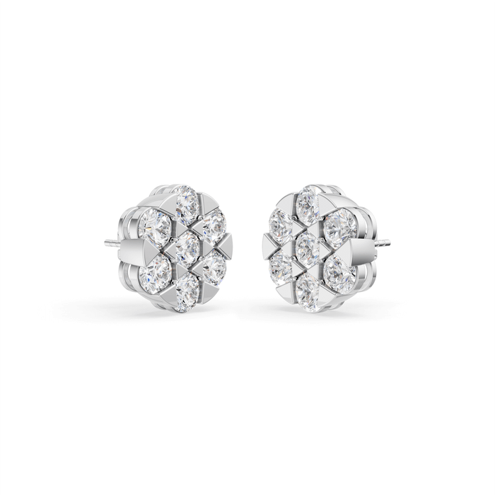 Pearl Earring — White Gold
