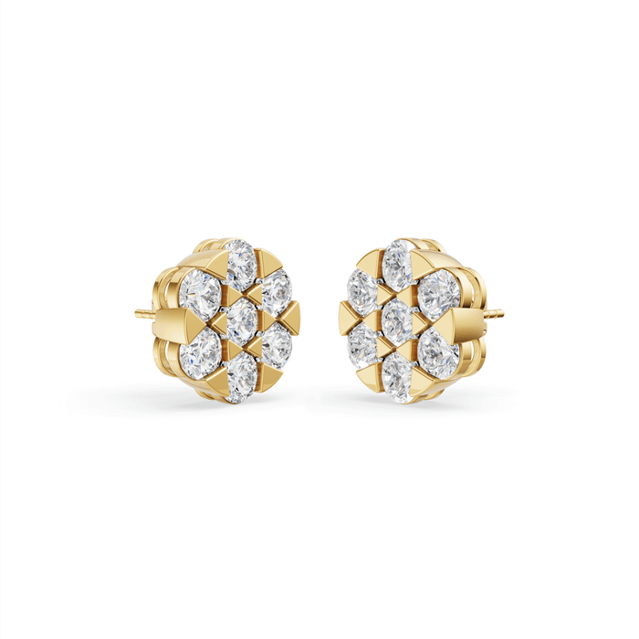 Marquise Earring — Yellow Gold