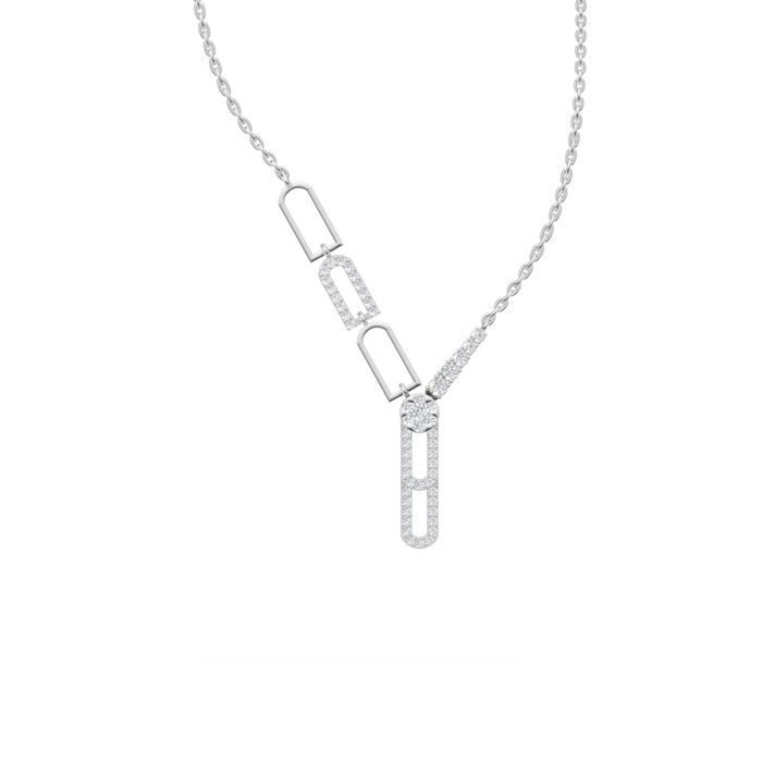 Soleil Pendant — White Gold