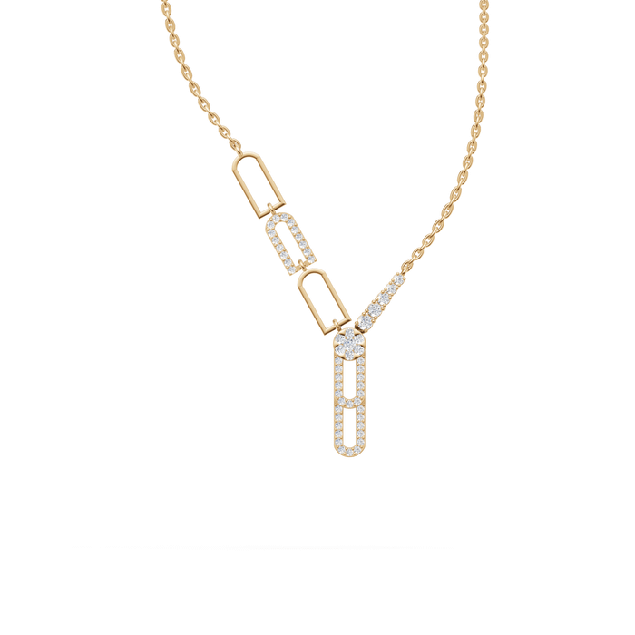 Lune Pendant — Yellow Gold
