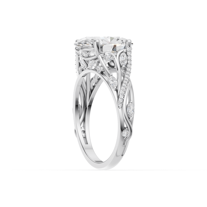 Helia Ring — White Gold